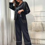 Kozey Botanical Silk Pajama Set
