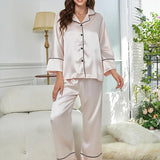 Kozey Botanical Silk Pajama Set