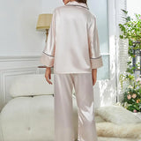 Kozey Botanical Silk Pajama Set